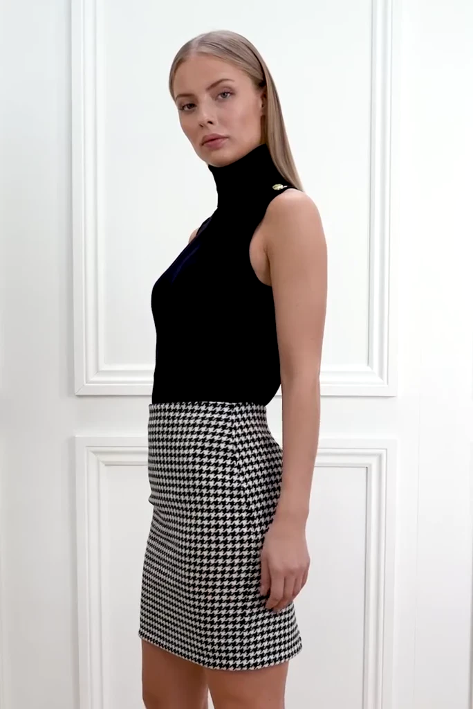 Chelsea Skirt (Houndstooth) – Holland Cooper US