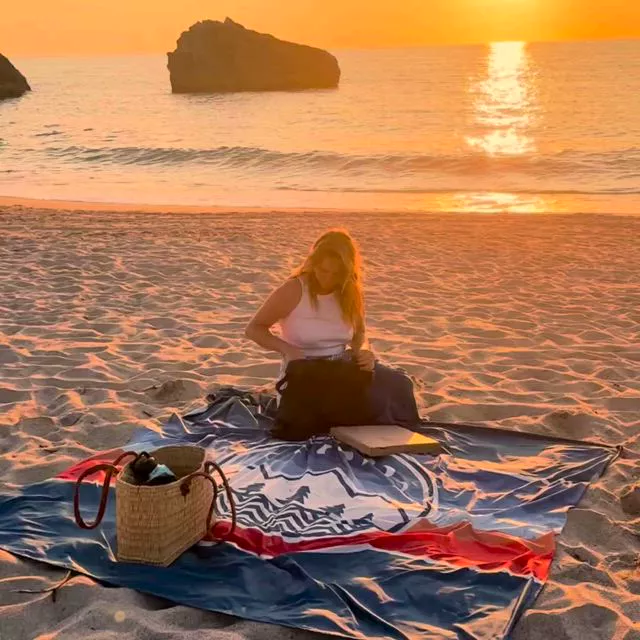 Drap De Plage Ôbaba SOLO Moorea - Turquoise