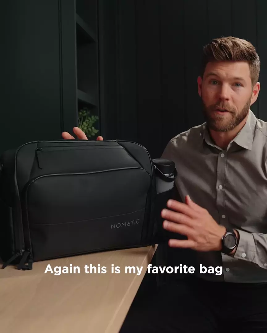 NOMATIC メッセンジャーバック Messenger Bag – Professional Laptop Bag with Custom Organization