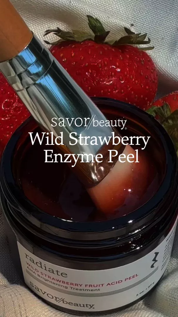  WILD STRAWBERRY 超美品 Wild Strawberry Fruit Multi-Acid Peel – Savor Beauty