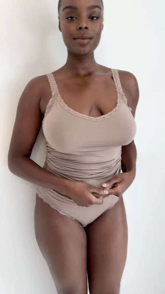 Lace Cami - Taupe | TENCEL™ Underwear – Stripe & Stare