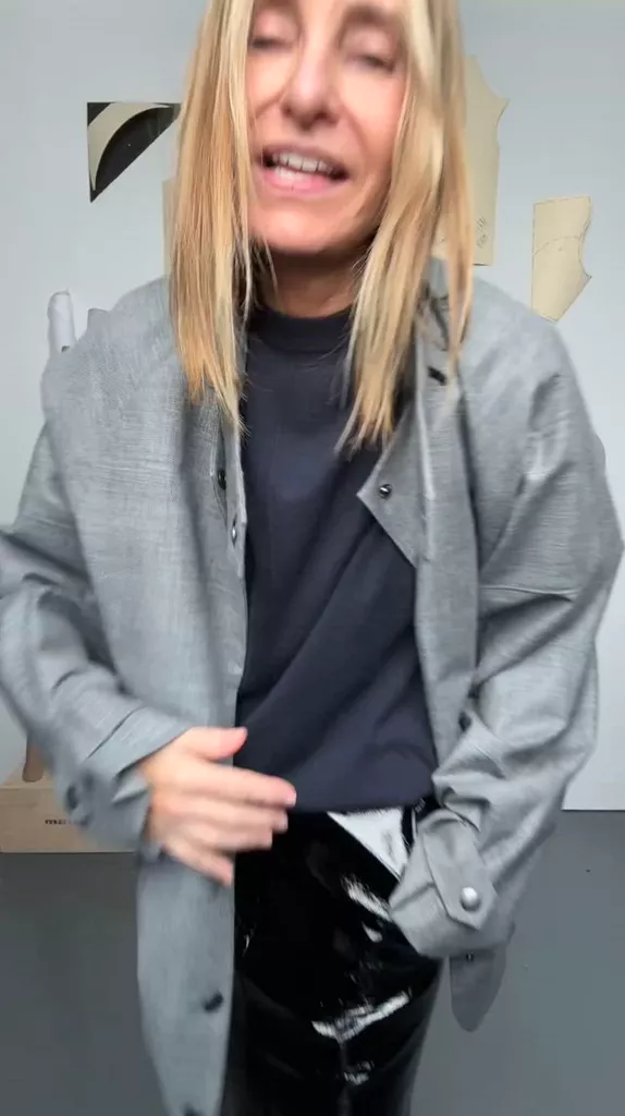 Faux Patent Leather Sculpted Silke Skirt – Tibi Official