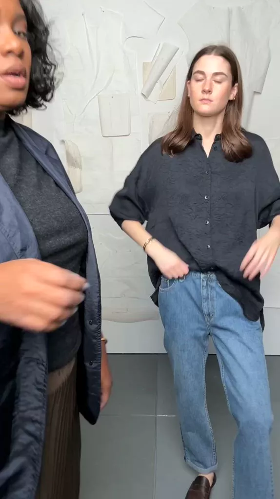 Crinkle Shirting Oversized Shirt – Tibi Official