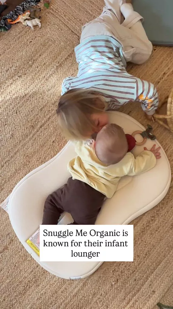 Infant Lounger Curve | Slate – Snuggle Me Organic