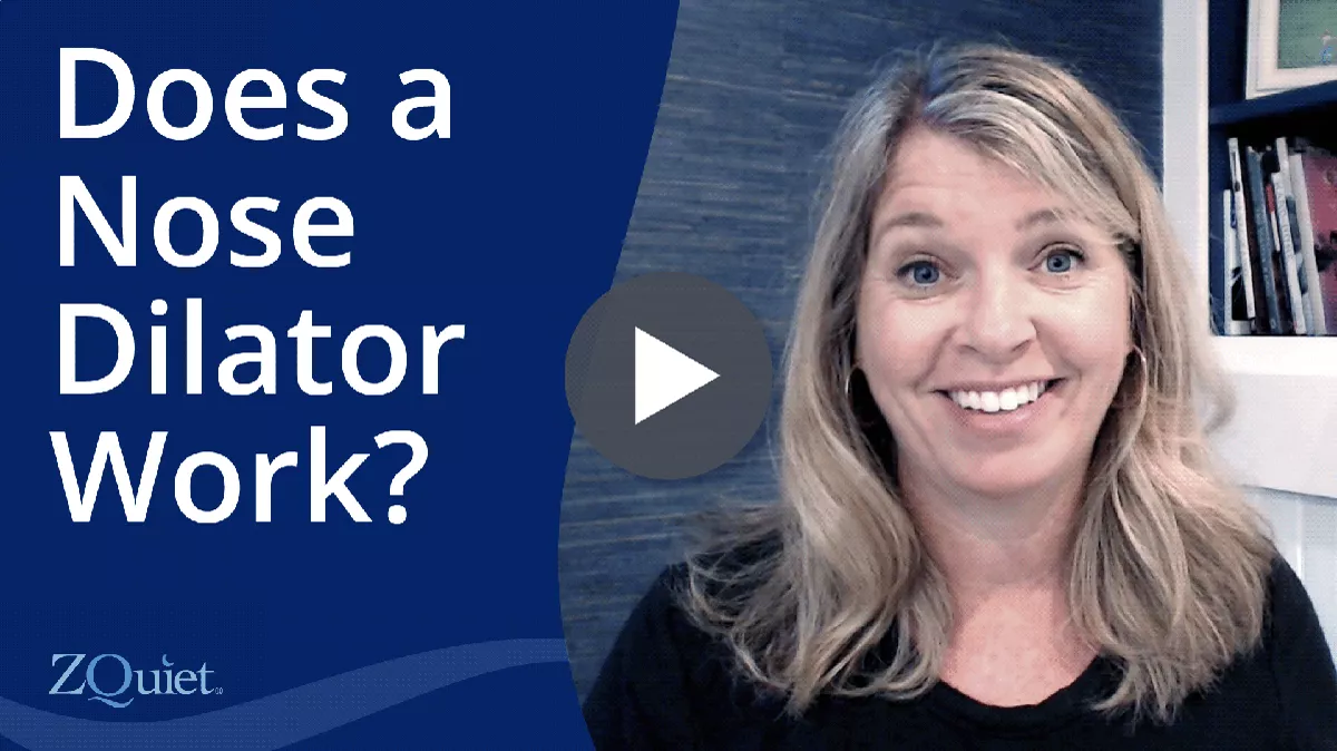 Nasal Breathing Aid Device | Nose Inserts for Snoring | ZQuiet