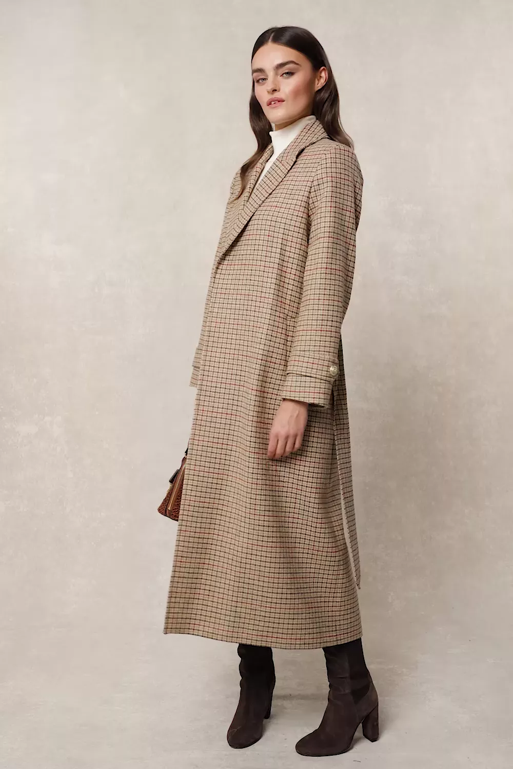 Wrap Coat (Charlton Tweed) – Holland Cooper US
