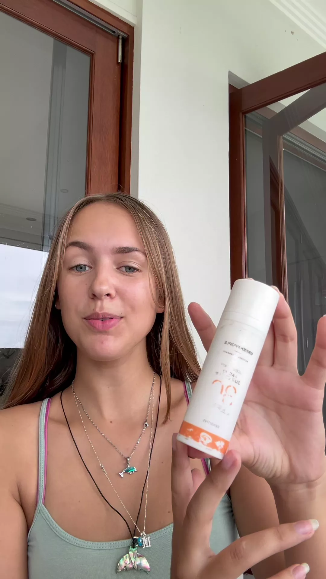 Scent Free Facial Sun Cream SPF30 50ml | Natural & Organic – Green