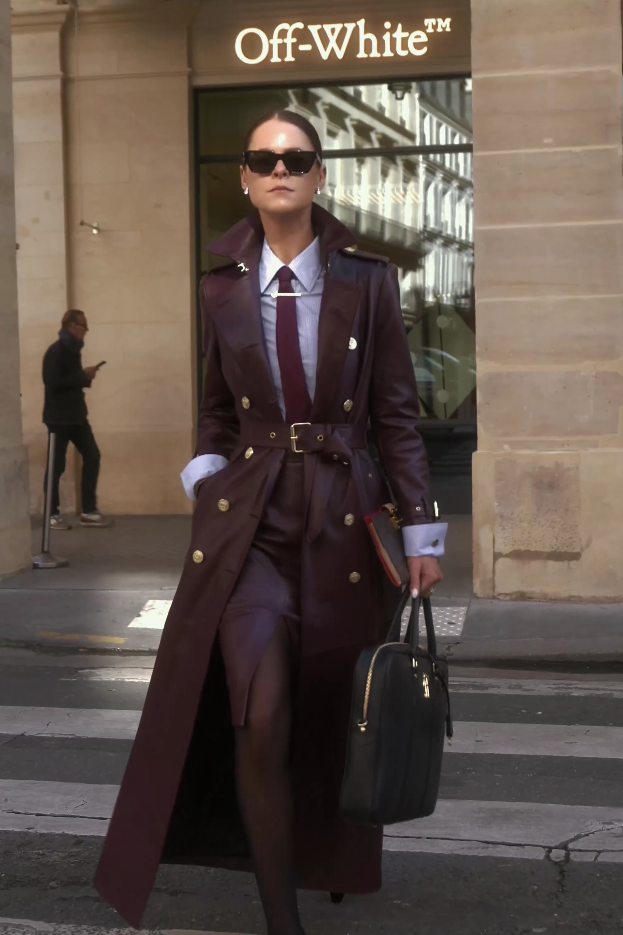 Jade's Oxblood Leather Trench Look – Holland Cooper ®