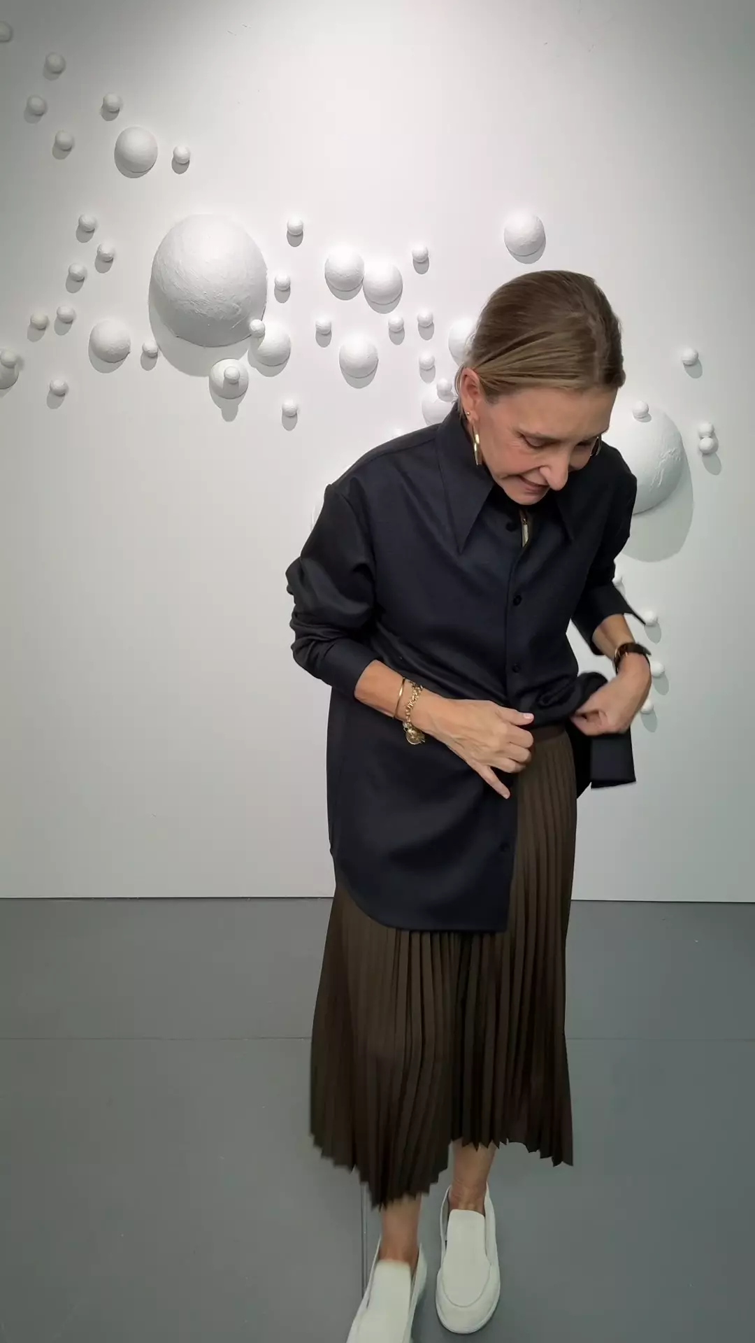 Nylon Pleating Sunray Pull On Skirt – Tibi Official