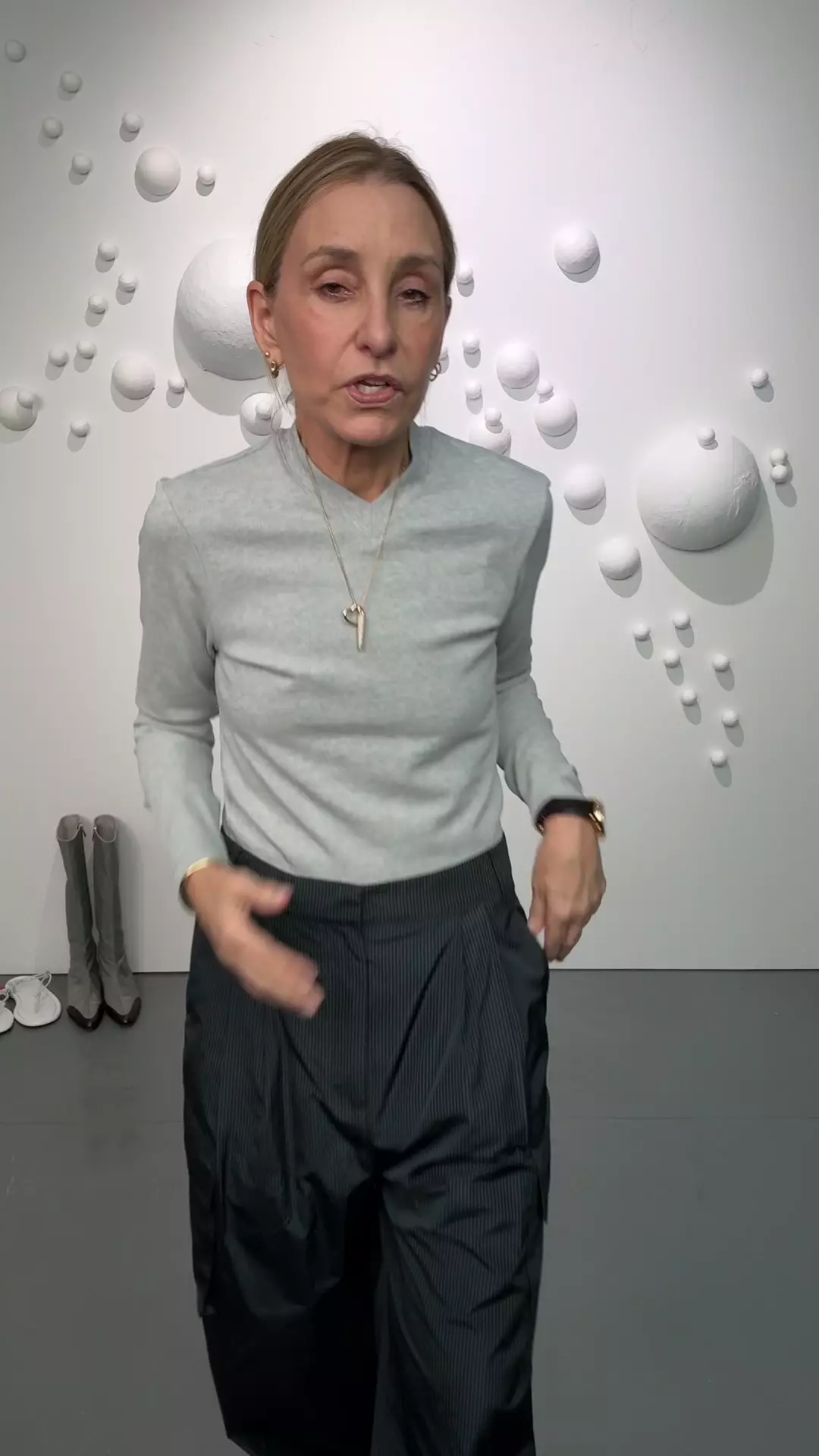 Perfect T-Shirt Shrunken V-Neck – Tibi Official