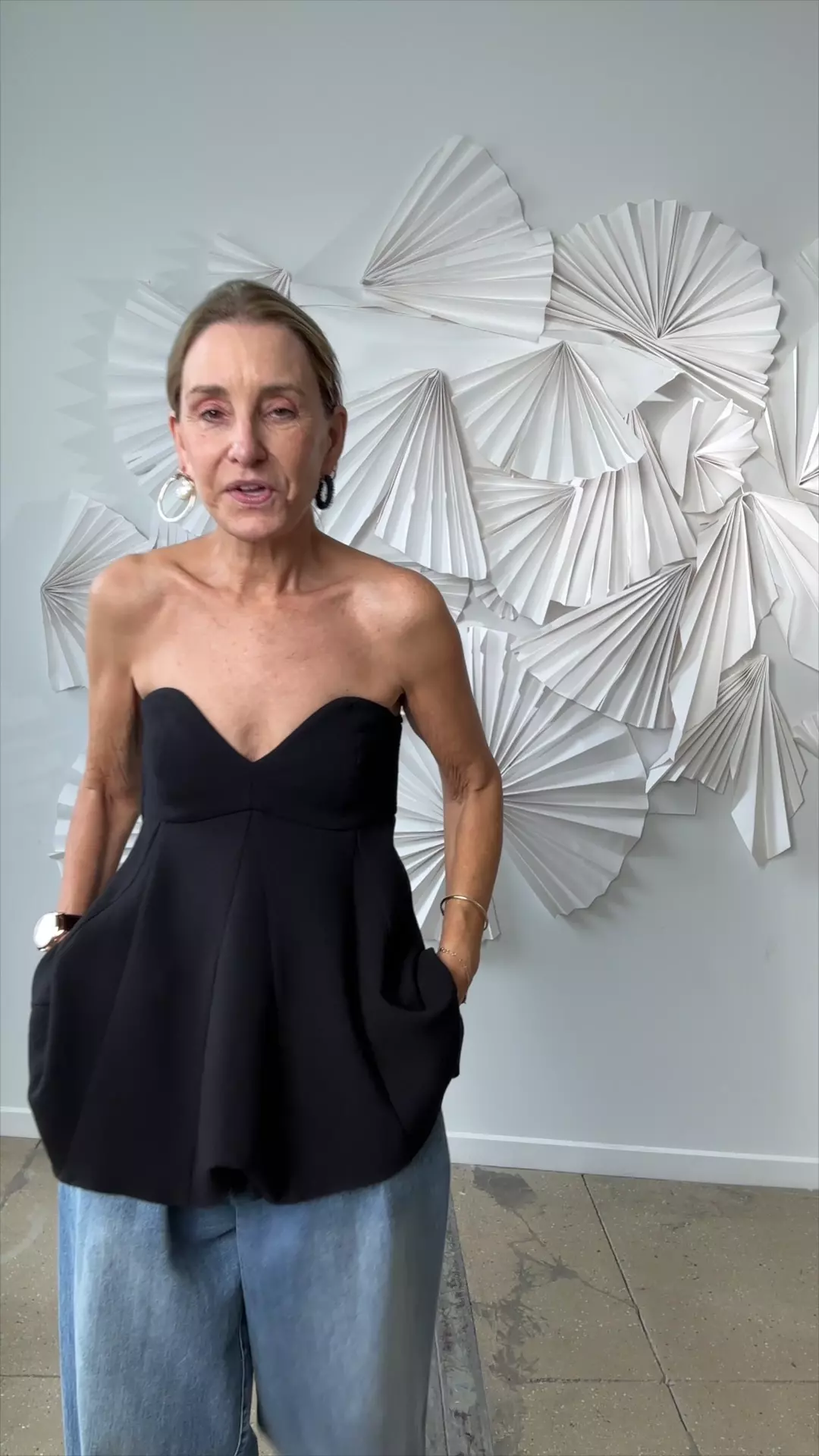 Melee Crepe Strapless Top – Tibi Official