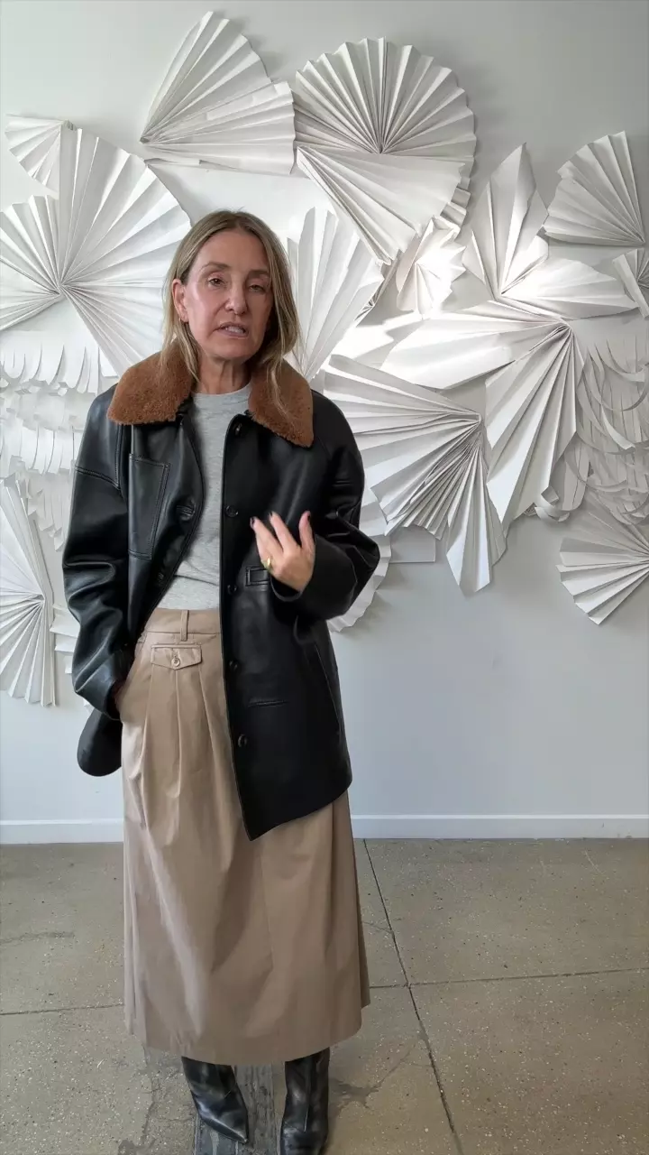 Leather Carcoat – Tibi Official