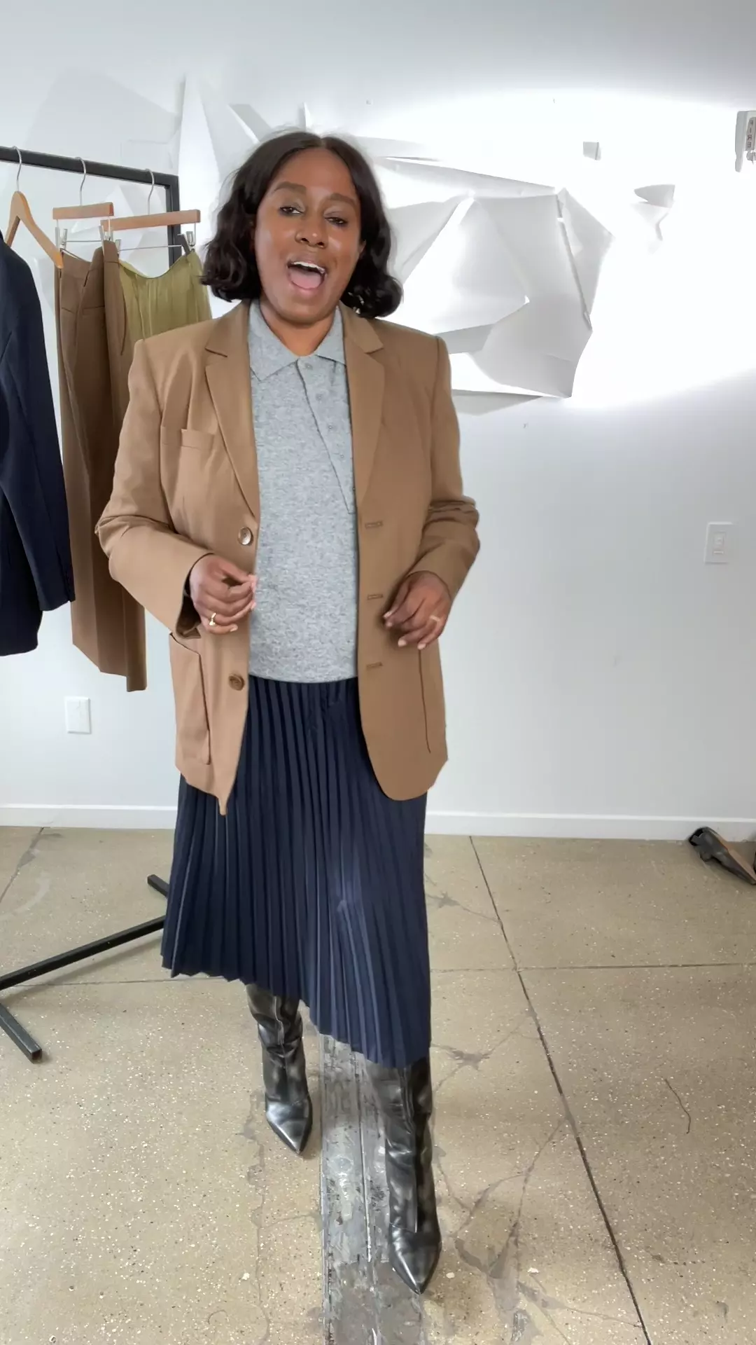 Tropical Wool Max Blazer – Tibi Official