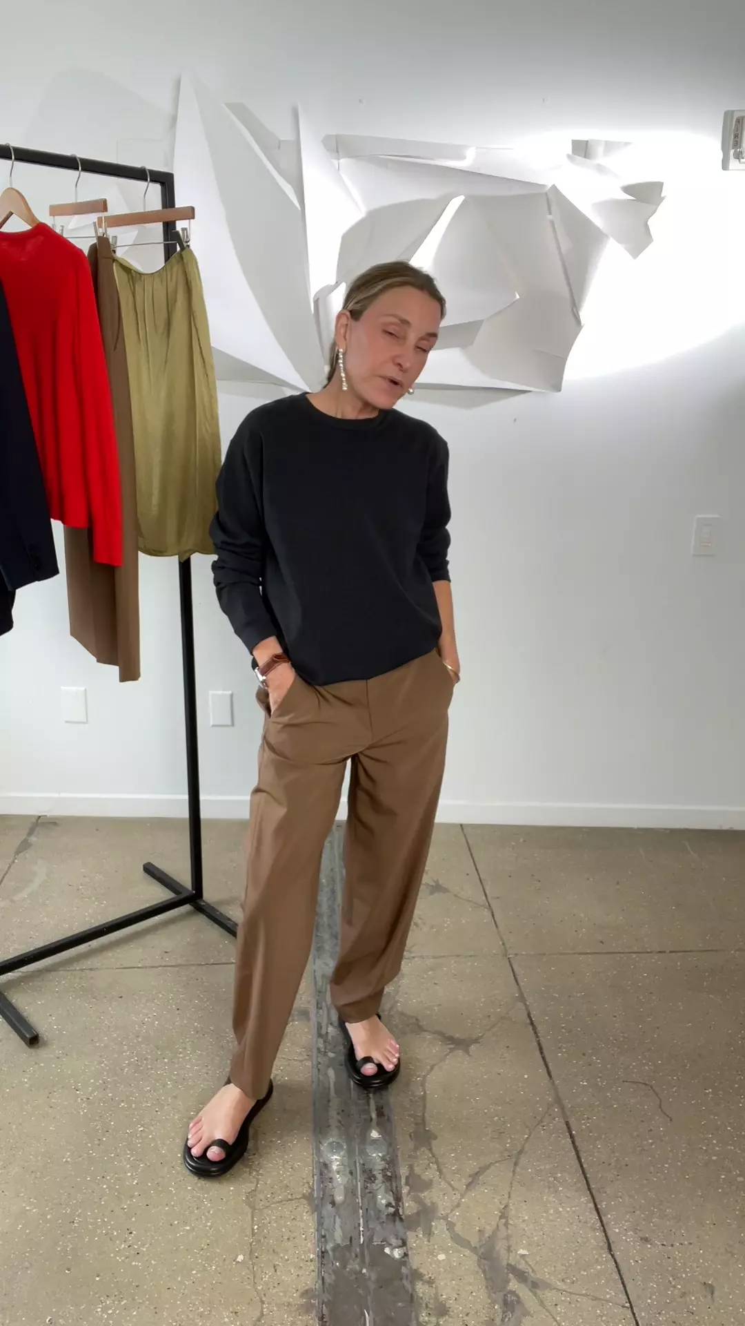 Tropical Wool Reese Sculpted Trouser – Tibi Official