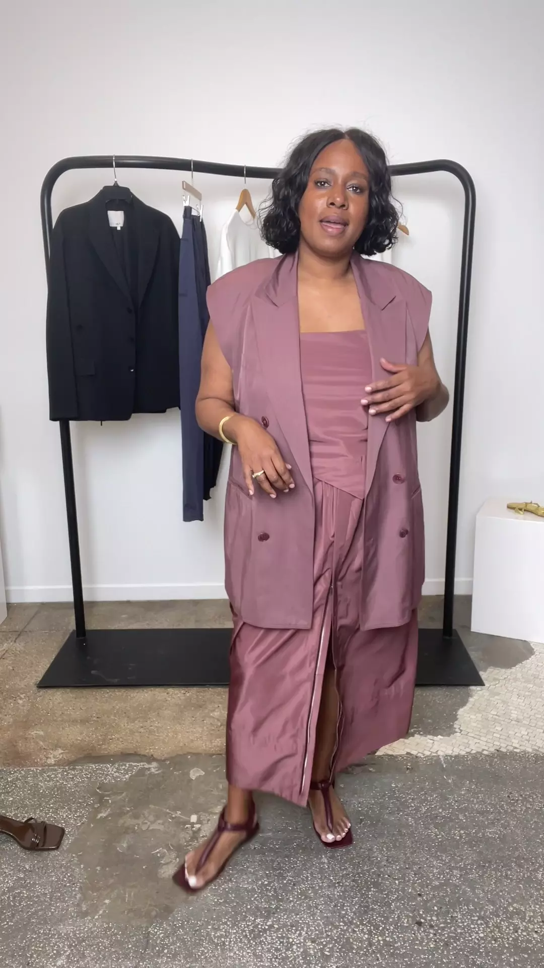 Italian Sporty Nylon Strapless Bandeau – Tibi Official